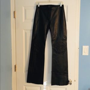 VINTAGE Leather pants